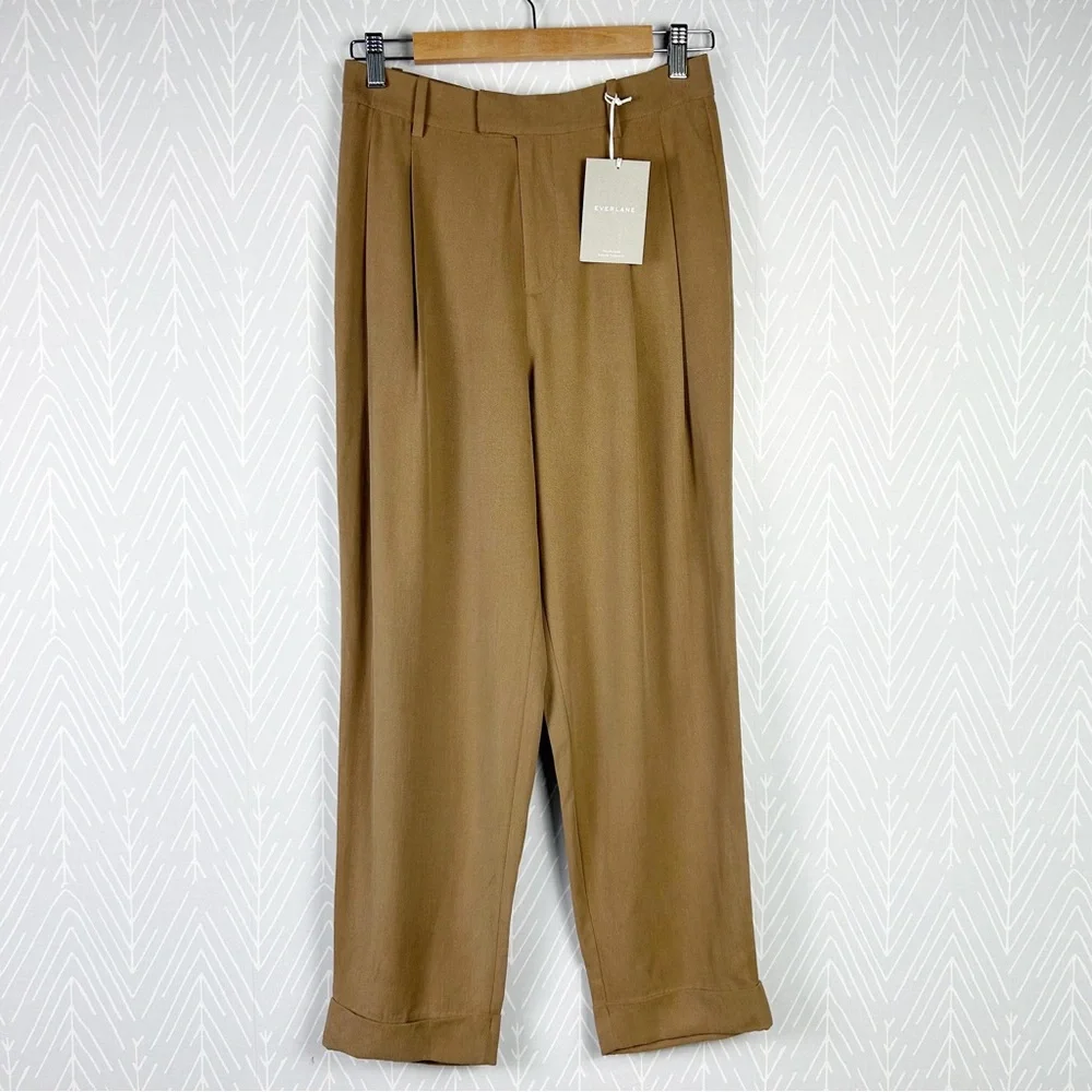 EVEREVE The Put-Together Pleat Pant in Toasted Coconut NWT - Picture 2 of 10